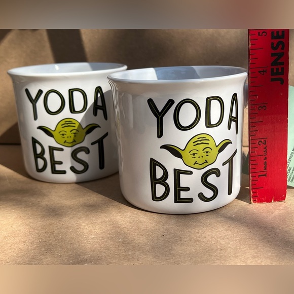 Kitchen New Set Of Yoda Best Mugs Disney Star Wars Poshmark